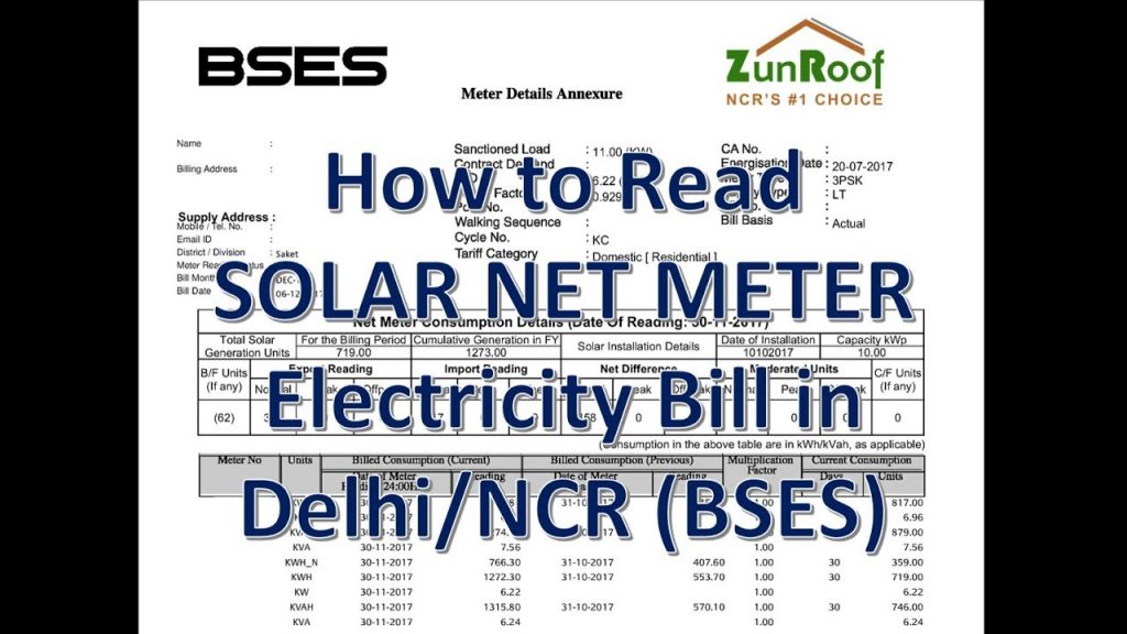 how-to-read-solar-net-metering-reduces-electricity-bill-in-delhi-ncr